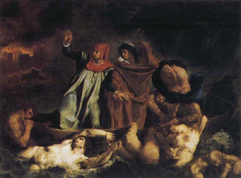 Eugene Delacroix The Bark of Dante